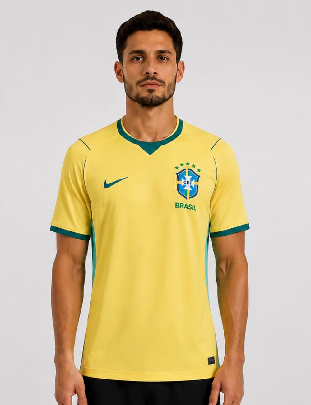 Camisa Personalizada Seleção Brasileira 2026 - Amarelo