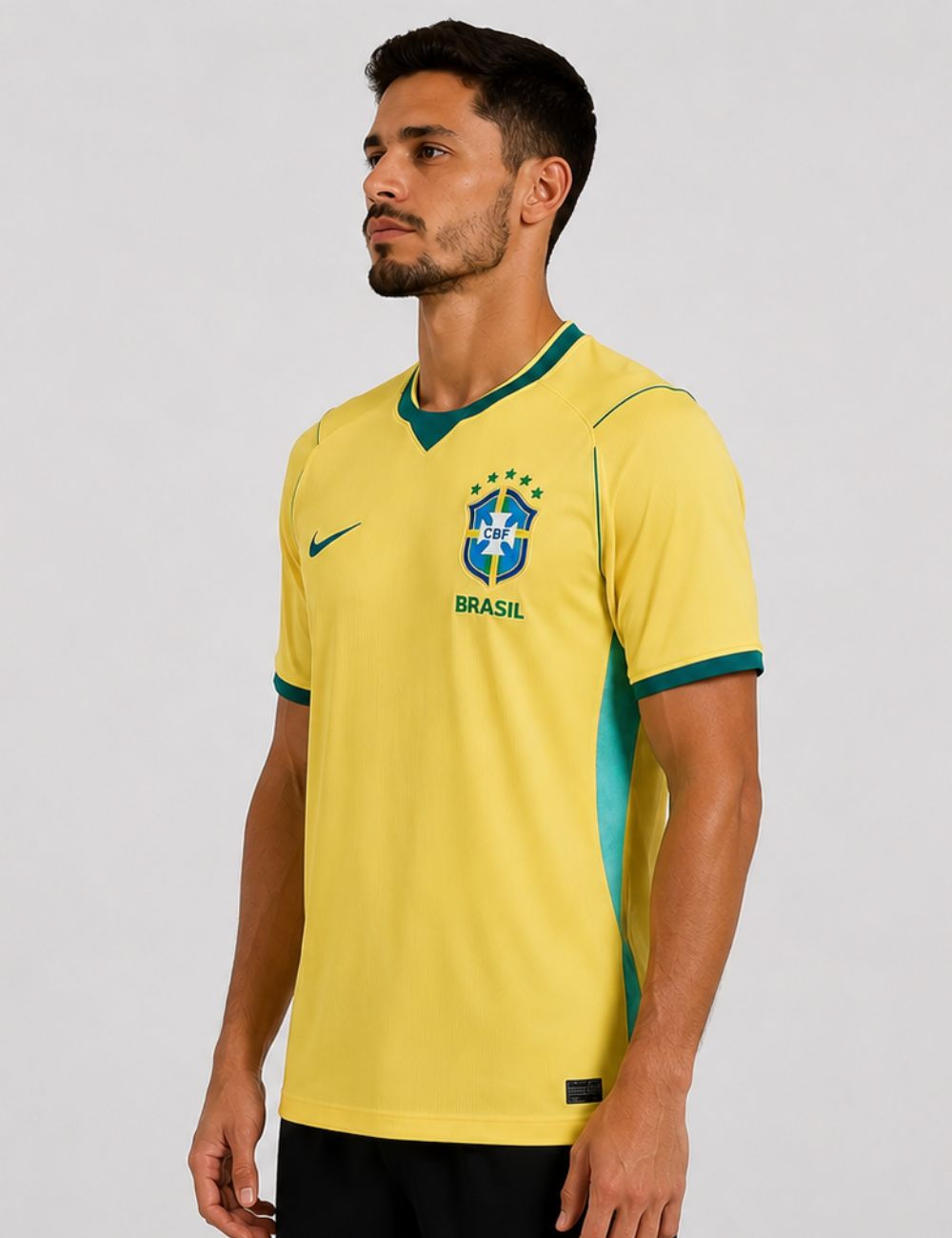 Camisa Personalizada Seleção Brasileira 2026 - Amarelo