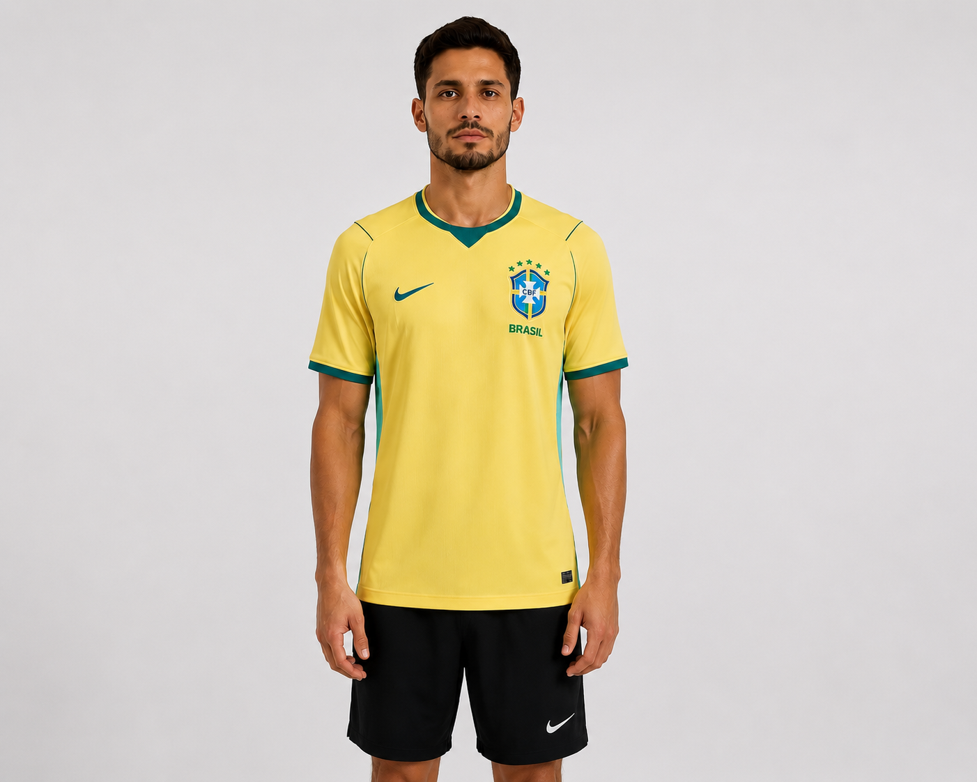 Camisa Personalizada Seleção Brasileira 2026 - Amarelo