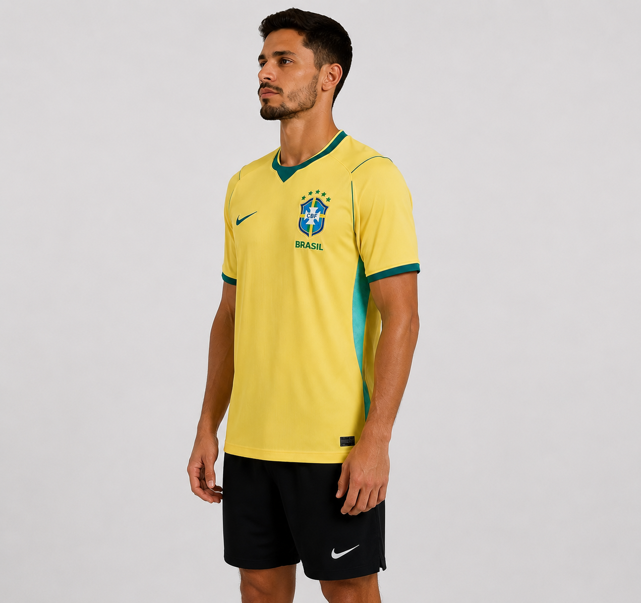 Camisa Personalizada Seleção Brasileira 2026 - Amarelo